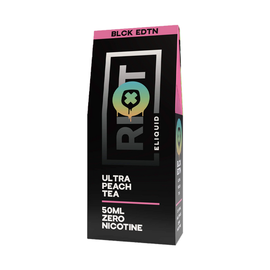 Riot Squad BLCK EDTN - Ultra Peach Tea 100ml (Clearance) - The Ace Of Vapez