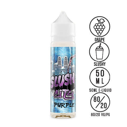 Slush City - Purple Slush 50ml - The Ace Of Vapez