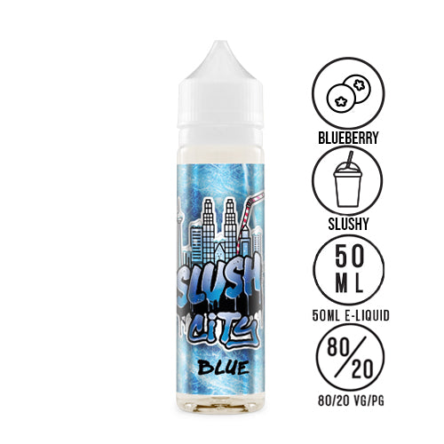 Slush City - Blue Slush 50ml - The Ace Of Vapez