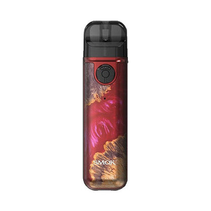 Smok Novo 4 Mini Pod Kit Red Stabilizing Wood | The Ace Of Vapez