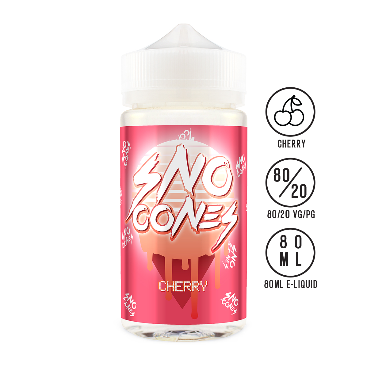 Sno Cones - Cherry 80ML - The Ace Of Vapez
