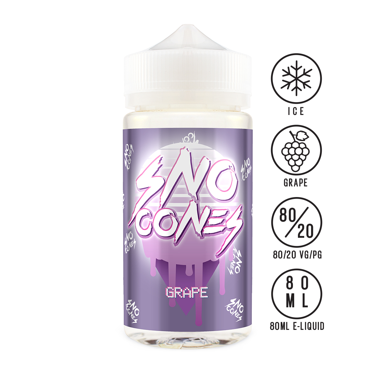 Sno Cones - Grape 80ML - The Ace Of Vapez