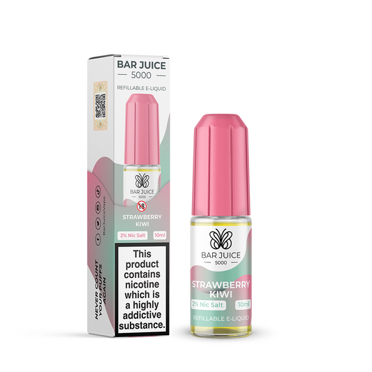 Bar Juice 5000 Salt Strawberry Kiwi 10ml - The Ace Of Vapez