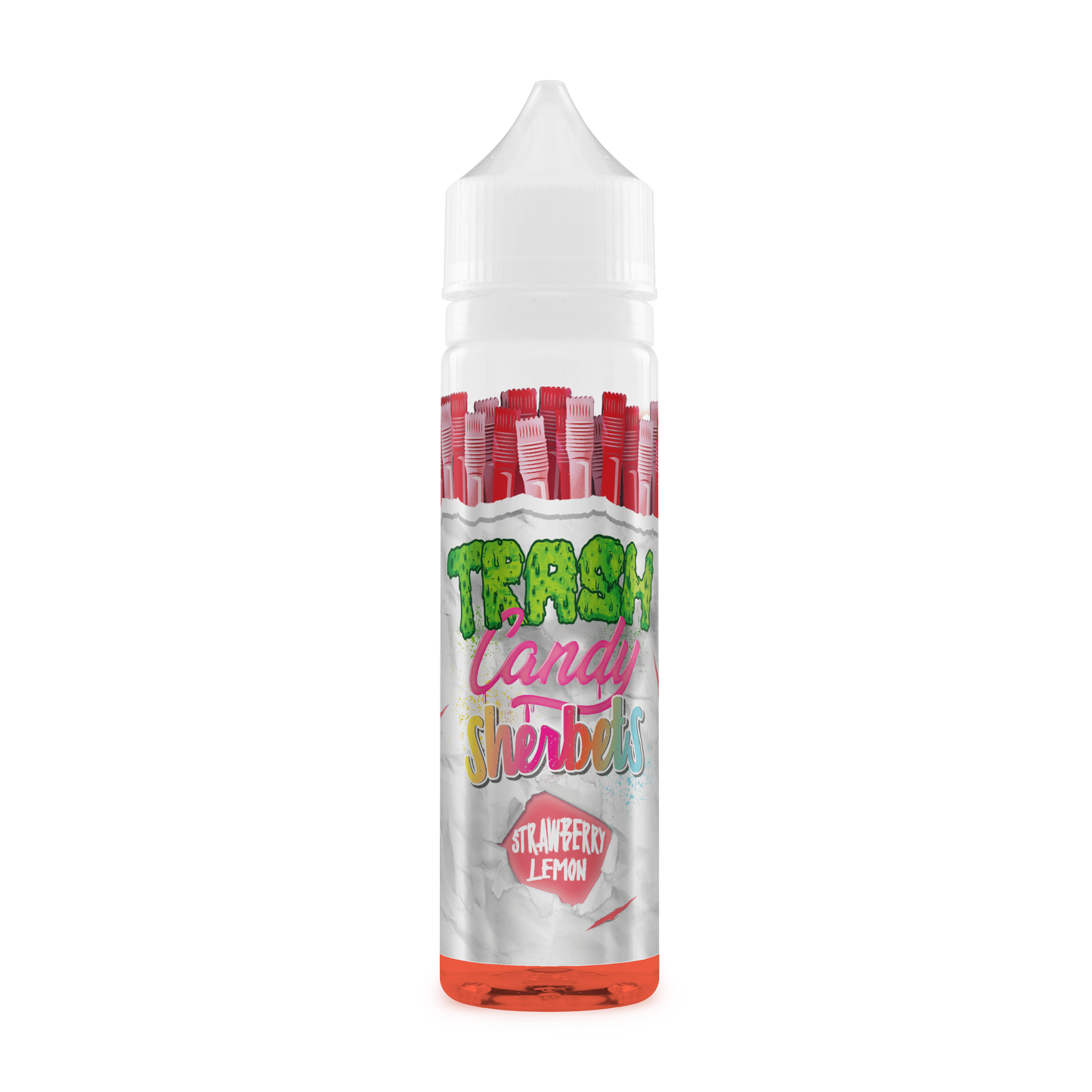 Trash Candy Sherbets - Strawberry Lemon 50ml - The Ace Of Vapez