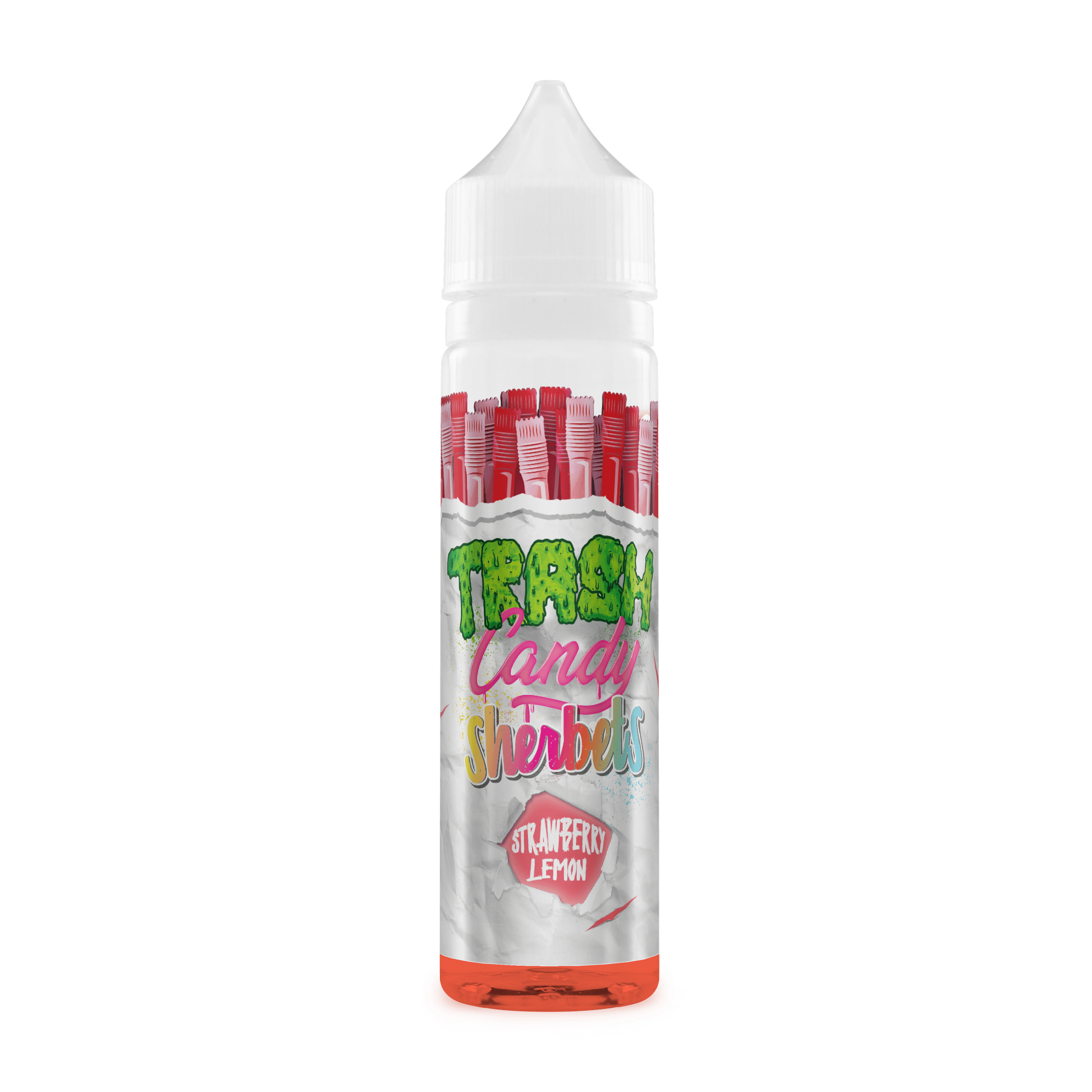 Trash Candy Sherbets - Strawberry Lemon 50ml - The Ace Of Vapez