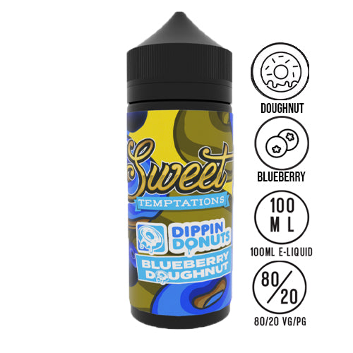 Sweet Temptations Blueberry Doughnut 100ml Shortfill - The Ace Of Vapez