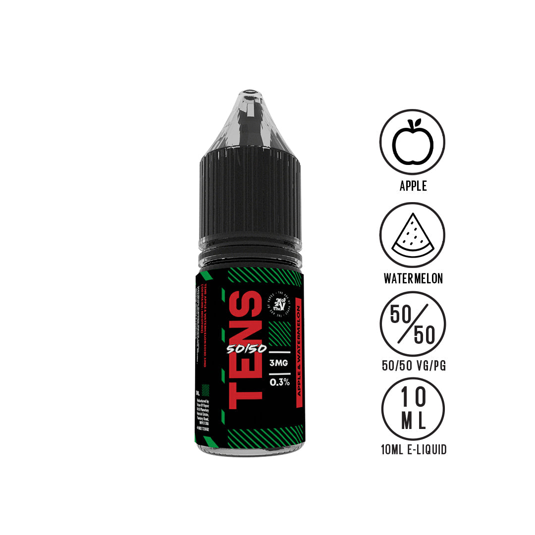 Tens Apple & Watermelon 10ml - The Ace Of Vapez