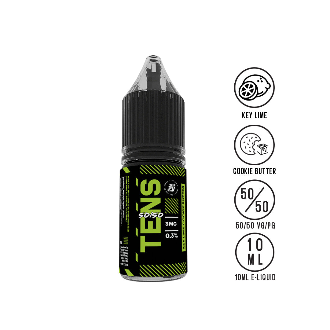 Tens Key Lime Cookie Butter 10ml - The Ace Of Vapez