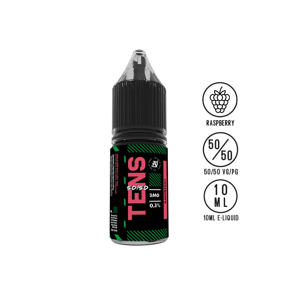 Tens Raspberry 10ml - The Ace Of Vapez