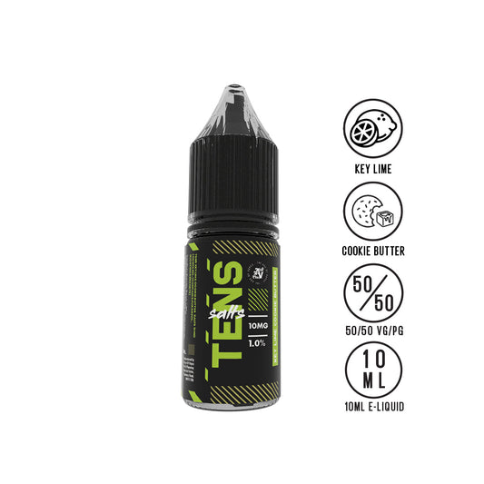 Tens Salt Key Lime Cookie Butter 10ml - The Ace Of Vapez