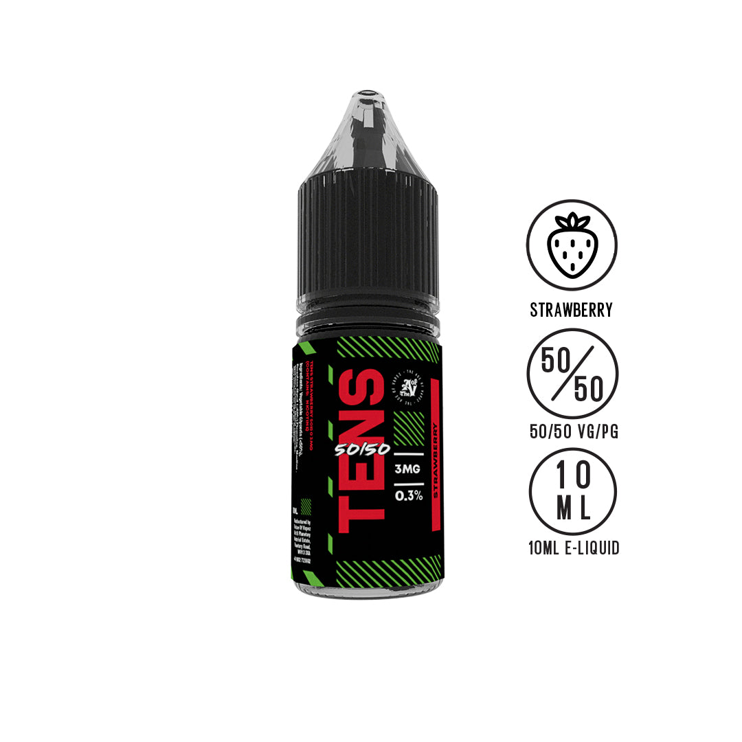 Tens Strawberry 10ml - The Ace Of Vapez