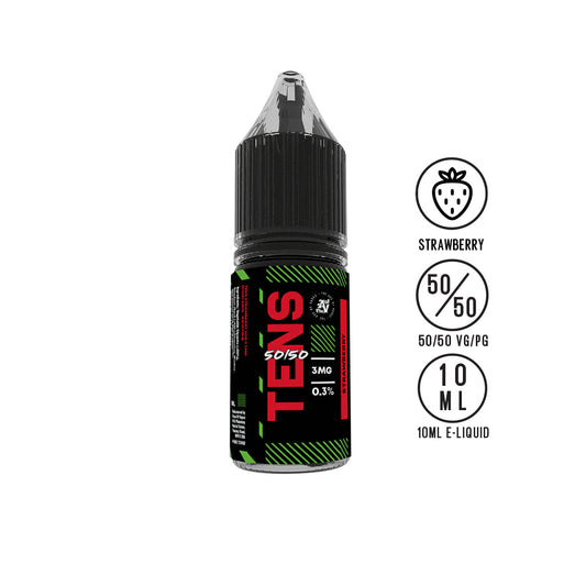 Tens Strawberry 10ml - The Ace Of Vapez