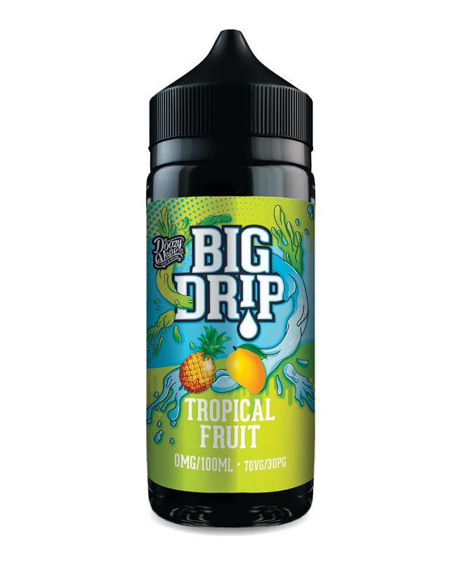 Doozy Big Drip Tropical Fruit 120ml Shortfill (Clearance) - The Ace Of Vapez