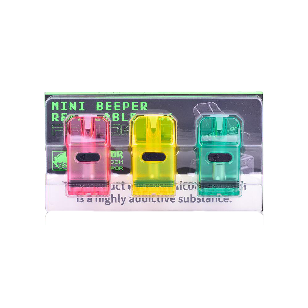 Wizvapor Mini Beeper Replacement Pods 3 Pack - The Ace Of Vapez