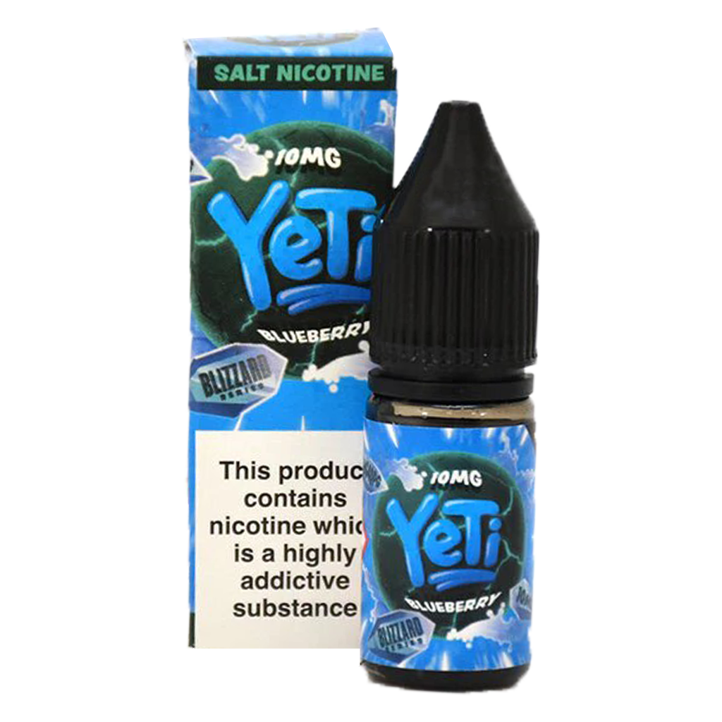 Yeti Blizzard Blueberry Nic Salt 10ml - The Ace Of Vapez