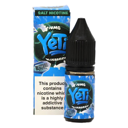Yeti Blizzard Blueberry Nic Salt 10ml - The Ace Of Vapez