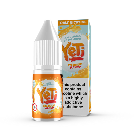 Yeti - Orange Mango ICE Nic Salt 10ml (Clearance) - The Ace Of Vapez
