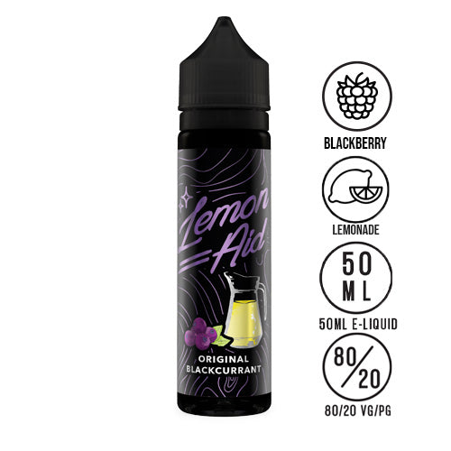 Lemon-Aid - Original Blackcurrant 50ml - The Ace Of Vapez