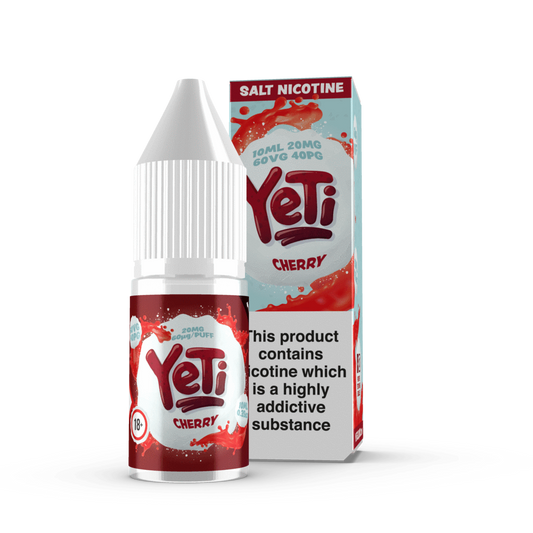 Yeti - Cherry ICE Nic Salt 10ml - The Ace Of Vapez